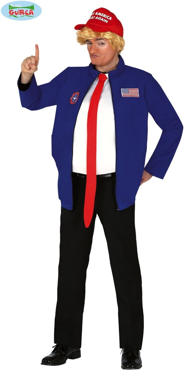 President Kostuum | Fake President Groots Amerika | Man | Maat 52-54 | Carnaval kostuum | Verkleedkleding